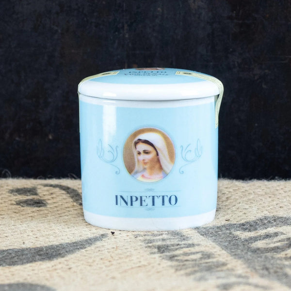 INPETTO - Fior di Sale con limone im Porzellantöpfchen - feinkostinpetto - con limone, Delikatessen, Feinkost, feinkostinpetto, Fior di Sale, Fleur de sel, inpetto, inpetto-feinkost, inpettofeinkost, Mediterrane Küche, Salz - inpetto.shop inpetto feinkostinpetto