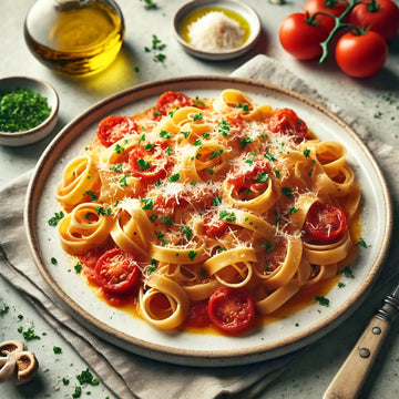 Tagliatelle Funghi Porcini mit Tomatensauce - feinkostinpetto