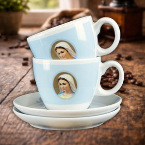 INPETTO Milchkaffee-Tassen inkl. Untertasse - 2er-Set - feinkostinpetto - Accessoires, Caffé, Café, Cappuccino, Cappucinotasse, Delikatessen, Feinkost, feinkostinpetto, inpetto, inpetto-feinkost, inpettofeinkost, kaffee, Kaffeetasse, Mediterrane Küche, Milchkafee, Tasse, Tassen - inpetto.shop inpetto feinkostinpetto