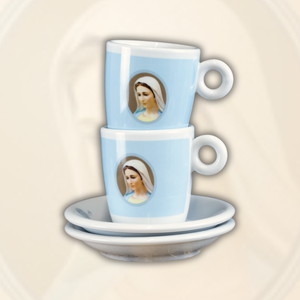Cappuccino-Tassen mit Untertasse 2er-Set von INPETTO