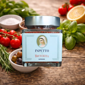 INPETTO - Bruschetta - Salsa - Set - feinkostinpetto - Bruschetta, Delikatessen, Feinkost, feinkostinpetto, inpetto, inpetto-feinkost, inpettofeinkost, Kochen, Mediterrane Küche, provencale, Rezept, salsa, Sauce, Soße - inpetto.shop inpetto feinkostinpetto