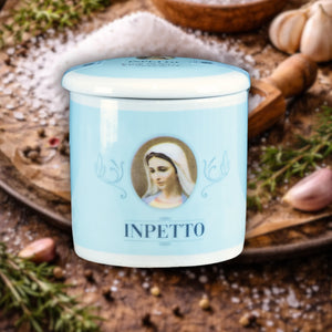 INPETTO - Fior di Sale im Porzellantöpfchen - feinkostinpetto - Delikatessen, Feinkost, feinkostinpetto, Fior di Sale, Fleur de sel, inpetto, inpetto-feinkost, inpettofeinkost, Mediterrane Küche, Salz - inpetto.shop inpetto feinkostinpetto