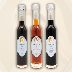 INPETTO Genießer-Trio: Feigen-Balsamico, Dattel-Balsamico und Haselnuss-Balsamico-Creme im 3er-Set