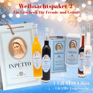 INPETTO Weihanchtsgeschenke Präsenkorb Weihnachtspräsent Feinkost