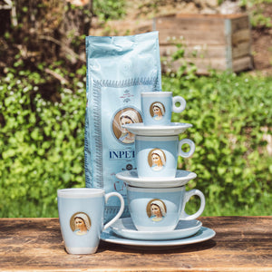 INPETTO Espresso-Tassen inkl. Untertasse - 2er Set - feinkostinpetto - Accessoires, amara, broilers, Caffé, Café, Delikatessen, Espressotasse, Feinkost, feinkostinpetto, inpetto, inpetto-feinkost, inpettofeinkost, Kaffee, Kaffeetasse, Mediterrane Küche, sammy, sammy amara, sing meinen song, sing my song, Tasse, Tassen, vox - inpetto.shop inpetto feinkostinpetto