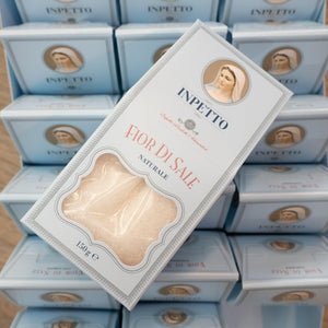 INPETTO - Fior di sale naturale - Nachfüllpack 150gr. - feinkostinpetto - Delikatessen, Feinkost, feinkostinpetto, Fior Die Sale, Fleur de sel, inpetto, inpetto-feinkost, inpettofeinkost, Mediterrane Küche, Salz - inpetto.shop inpetto feinkostinpetto
