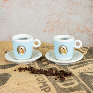 INPETTO Cappuccino-Tassen inkl. Untertasse - 2er Set - feinkostinpetto - Accessoires, Caffé, Café, Cappuccino, Cappucinotasse, Delikatessen, Feinkost, feinkostinpetto, inpetto, inpetto-feinkost, inpettofeinkost, kaffee, Kaffeetasse, Mediterrane Küche, Tasse, Tassen - inpetto.shop inpetto feinkostinpetto