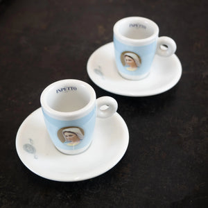 INPETTO Espresso-Tassen inkl. Untertasse - 2er Set - feinkostinpetto - Accessoires, amara, broilers, Caffé, Café, Delikatessen, Espressotasse, Feinkost, feinkostinpetto, inpetto, inpetto-feinkost, inpettofeinkost, Kaffee, Kaffeetasse, Mediterrane Küche, sammy, sammy amara, sing meinen song, sing my song, Tasse, Tassen, vox - inpetto.shop inpetto feinkostinpetto