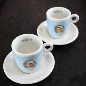 INPETTO Cappuccino-Tassen inkl. Untertasse - 2er Set - feinkostinpetto - Accessoires, Caffé, Café, Cappuccino, Cappucinotasse, Delikatessen, Feinkost, feinkostinpetto, inpetto, inpetto-feinkost, inpettofeinkost, kaffee, Kaffeetasse, Mediterrane Küche, Tasse, Tassen - inpetto.shop inpetto feinkostinpetto