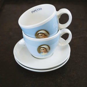 INPETTO Milchkaffee-Tassen inkl. Untertasse - 2er-Set - feinkostinpetto - Accessoires, Caffé, Café, Cappuccino, Cappucinotasse, Delikatessen, Feinkost, feinkostinpetto, inpetto, inpetto-feinkost, inpettofeinkost, kaffee, Kaffeetasse, Mediterrane Küche, Milchkafee, Tasse, Tassen - inpetto.shop inpetto feinkostinpetto