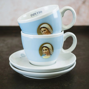 INPETTO Milchkaffee-Tassen inkl. Untertasse - 2er-Set - feinkostinpetto - Accessoires, Caffé, Café, Cappuccino, Cappucinotasse, Delikatessen, Feinkost, feinkostinpetto, inpetto, inpetto-feinkost, inpettofeinkost, kaffee, Kaffeetasse, Mediterrane Küche, Milchkafee, Tasse, Tassen - inpetto.shop inpetto feinkostinpetto